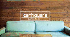 Desktop Screenshot of icenhauers.com